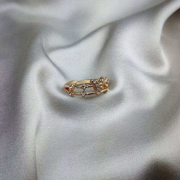 Crystal Butterfly Ring - Picture 3 of 5